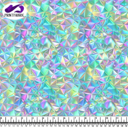 Vibrant Holographic Abstract Pattern