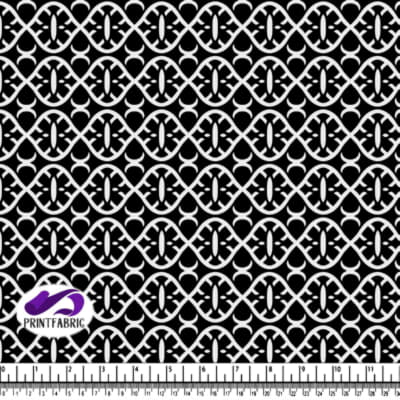 Motif Géométrique Noir et Blanc