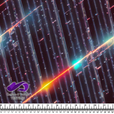 Fils optiques abstraits colorés