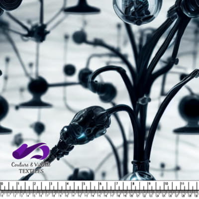 Design Abstrait de Connexions Technologiques Futuristes