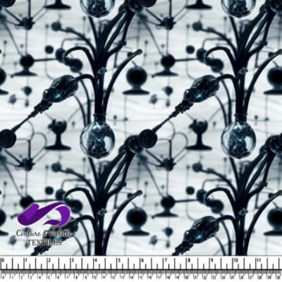 Design Abstrait de Connexions Technologiques Futuristes