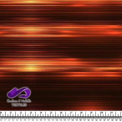 Rayures horizontales abstraites de rouge, orange et jaune sur fond sombre