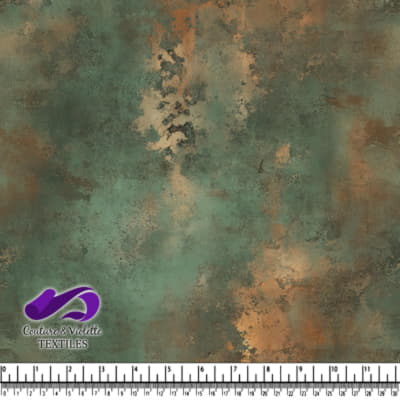 Tissu texturé abstrait aux nuances terreuses