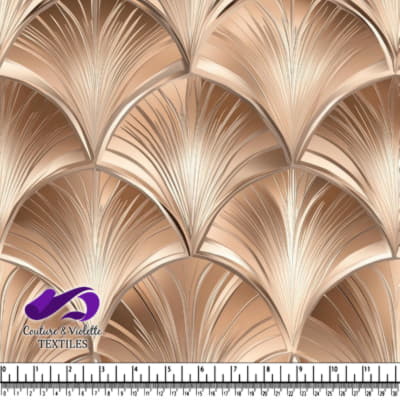 Motif géométrique en tons beiges doux