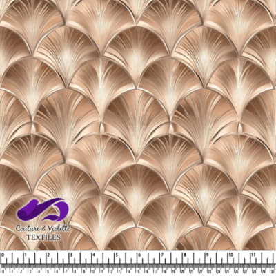 Motif géométrique en tons beiges doux