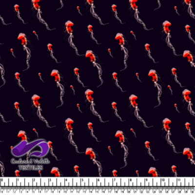 Glow in the Dark Floating Jellyfish Pattern