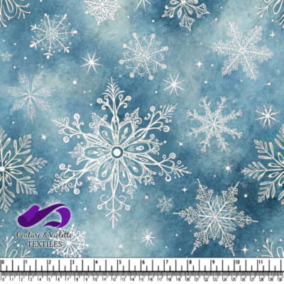 Motifs de Flocons de Neige Intriqués