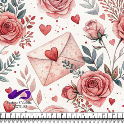 Roses de Saint-Valentin et Lettres d'Amour