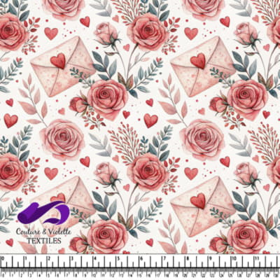 Roses de Saint-Valentin et Lettres d'Amour