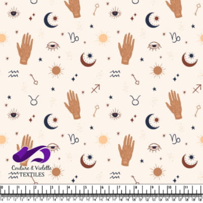 Motif Mystiques des Symboles Zodiacaux