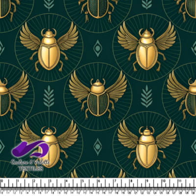 Golden Scarab Beetle Pattern