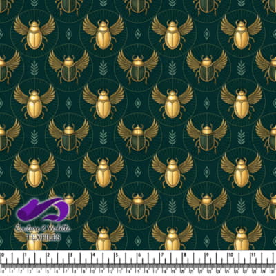 Golden Scarab Beetle Pattern