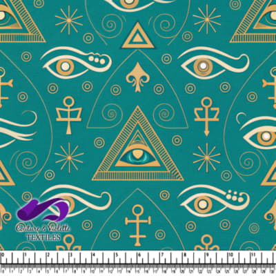 Mystical Egyptian Symbol Pattern