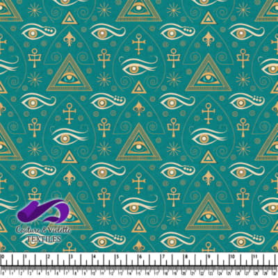 Mystical Egyptian Symbol Pattern