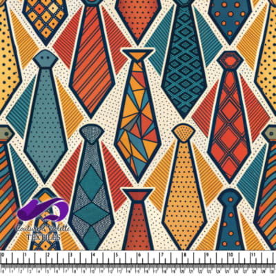 Colorful Geometric Patterned Ties