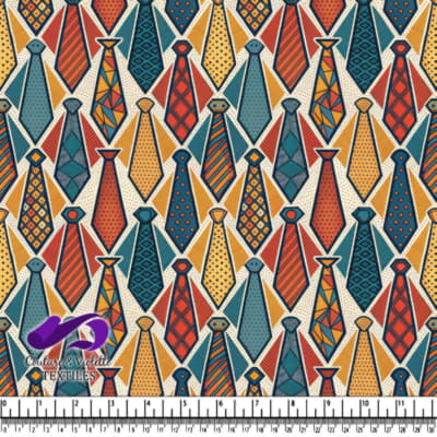 Colorful Geometric Patterned Ties