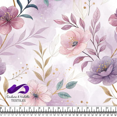 Soft Pastel Floral Pattern Design