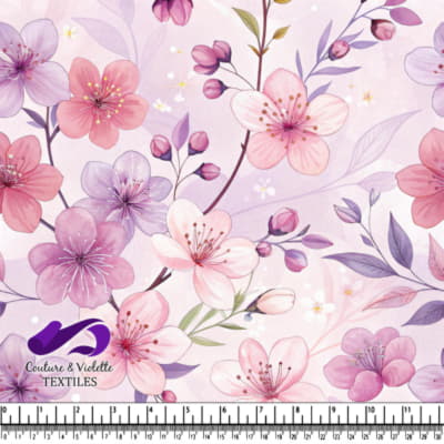 Soft Pink Floral Pattern Design