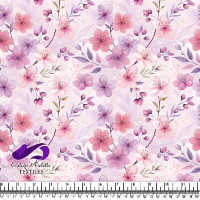 Soft Pink Floral Pattern Design