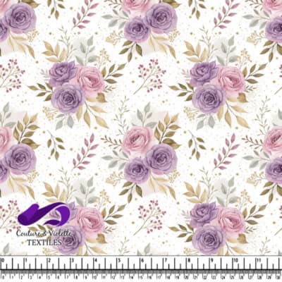 Soft Pastel Floral Rose Pattern