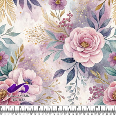 Soft Pastel Floral Garden Pattern