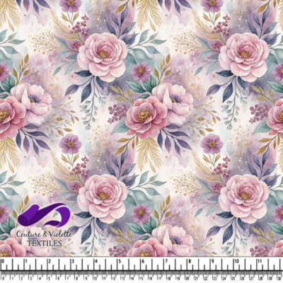 Soft Pastel Floral Garden Pattern