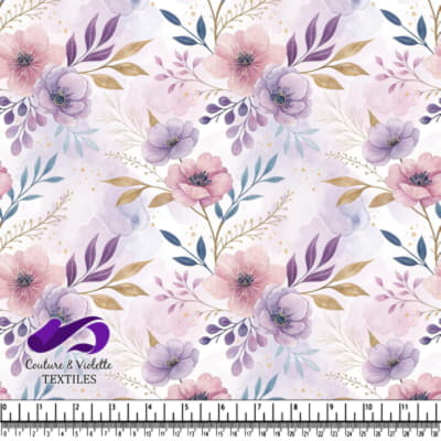 Delicate Pastel Floral Blooms Pattern