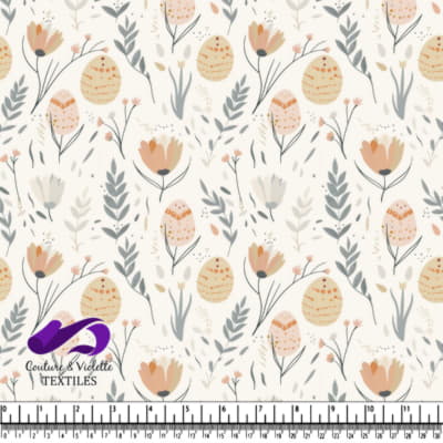 Soft Pastel Spring Floral Pattern