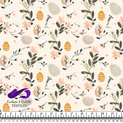 Motif Floral de Pâques Printanier
