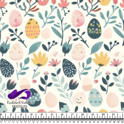 Easter Egg Floral Pattern Design