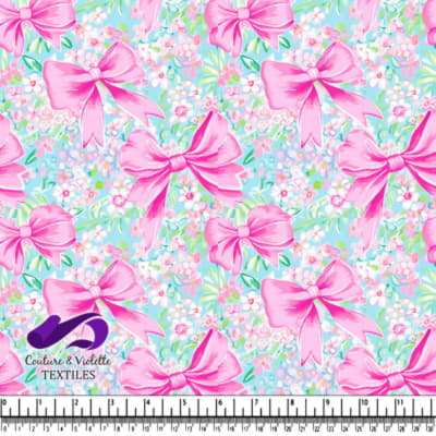 Nœuds Roses et Motif Floral