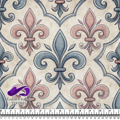 Motif Vintage Fleur De Lis