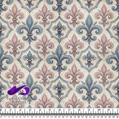 Motif Vintage Fleur De Lis