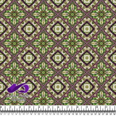 Vintage Floral Geometric Pattern