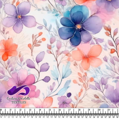 Soft Watercolor Floral Pattern
