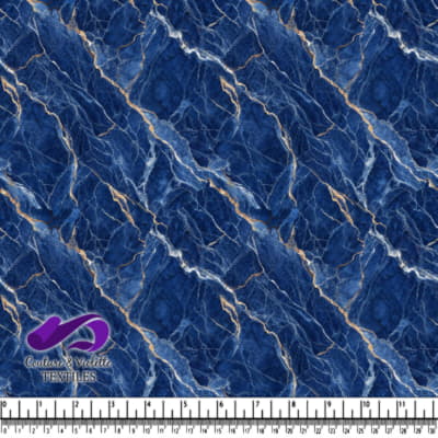 Blue Marble Texture with Gold Veins
