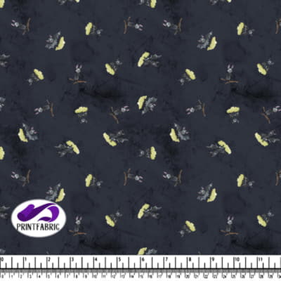 Halloween - Chauve-souris mignonne sur fond bleu après minuit