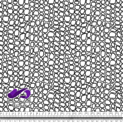 Texture animale - Crocodile en noir et blanc