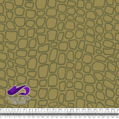 Texture animale - Crocodile en sarcelle foncé et olive