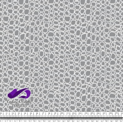 Texture animalière - Crocodile en gris ultime et blanc