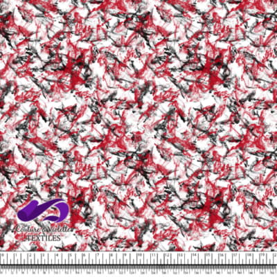 Canada 2022 - Vapeur rouge et noir sur blanc