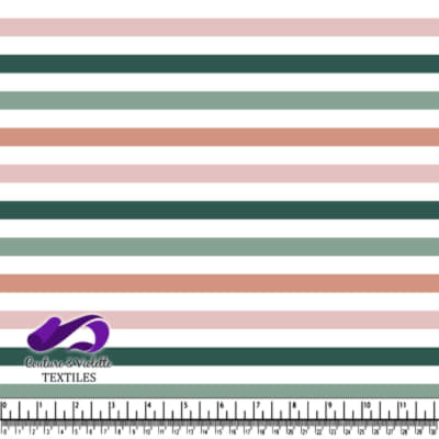 Checkerboard - Rayures pink & green