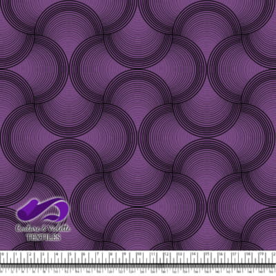 Géométrie Naturelle - Coquillage sur fond meadow violet