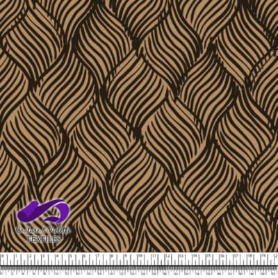 Nature Geometry - Grains d’avoine sur fond café glacé