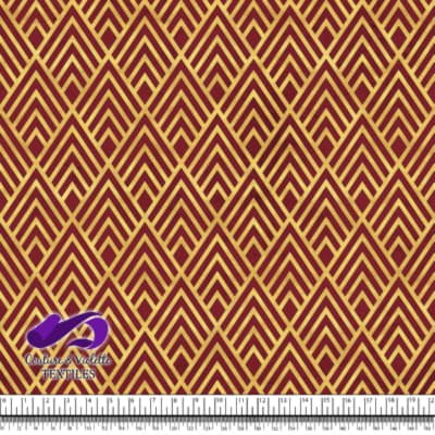 Geo art déco - Triangles dorés - Winery