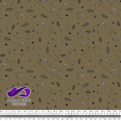 Vintage mushroom - Forest - Martini olive