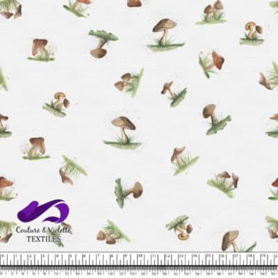 Petits champignons - Earthy Sprout - Blanc