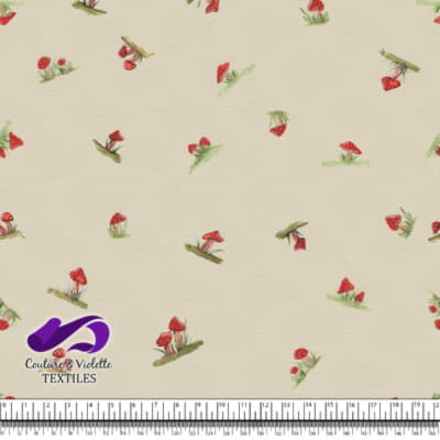 Petits champignons - Charming Cap - Cream cloud