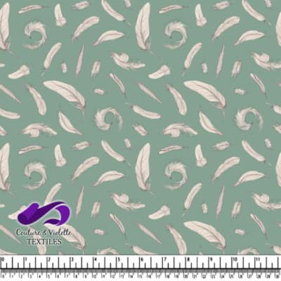 Wedgewood - Plume - granite green