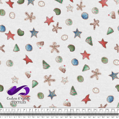 Noël country charm - Biscuits - Blanc